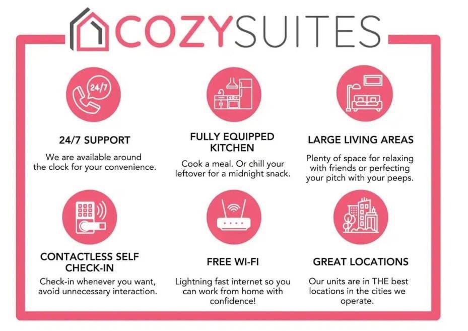 Mid-Century Modern Studio Cozysuites Downtown Индианаполис Экстерьер фото